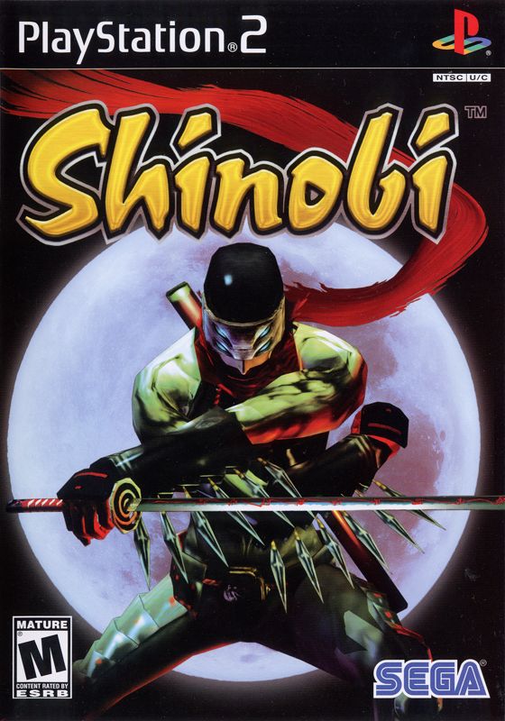 Shinobi box art for Playstation 2