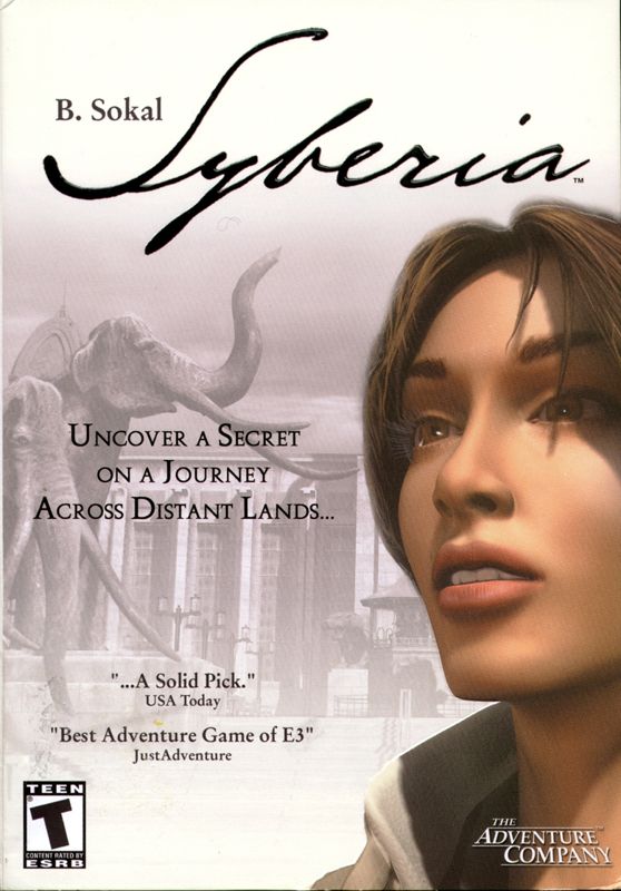 Syberia box art for Playstation 2