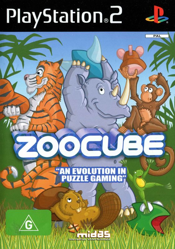 Zoocube box art for Playstation 2