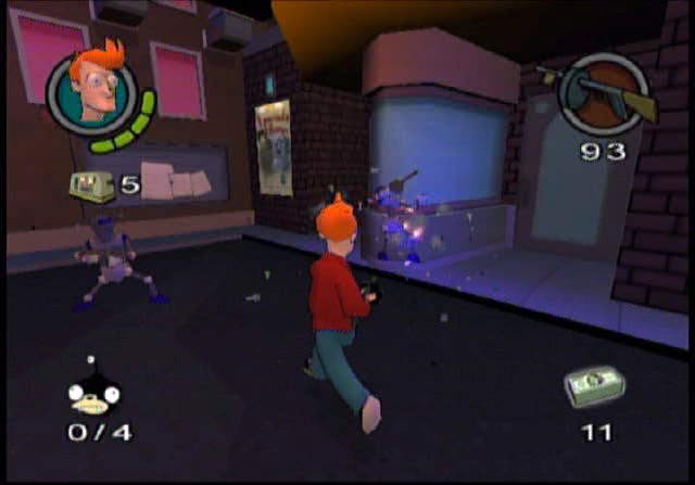 Futurama screenshot 4 for Playstation 2