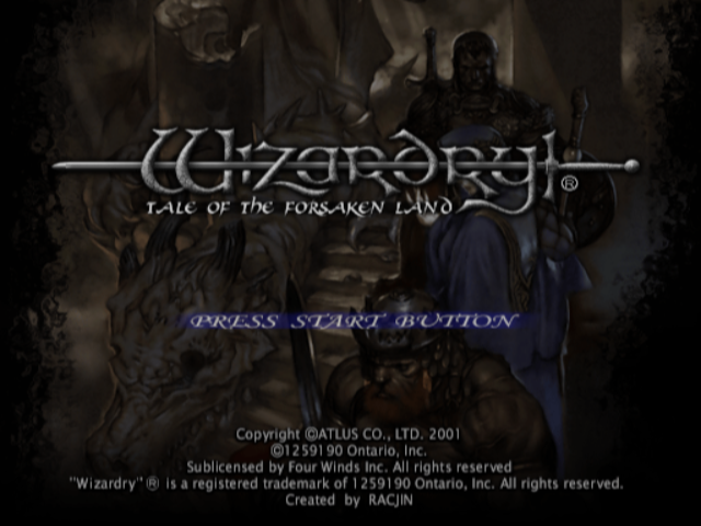 Wizardry screenshot 2 for Playstation 2