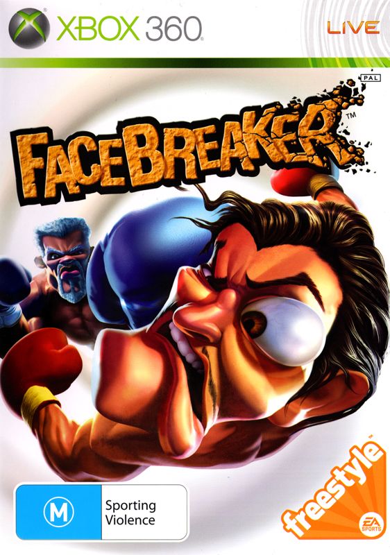 FaceBreaker box art for Playstation 3