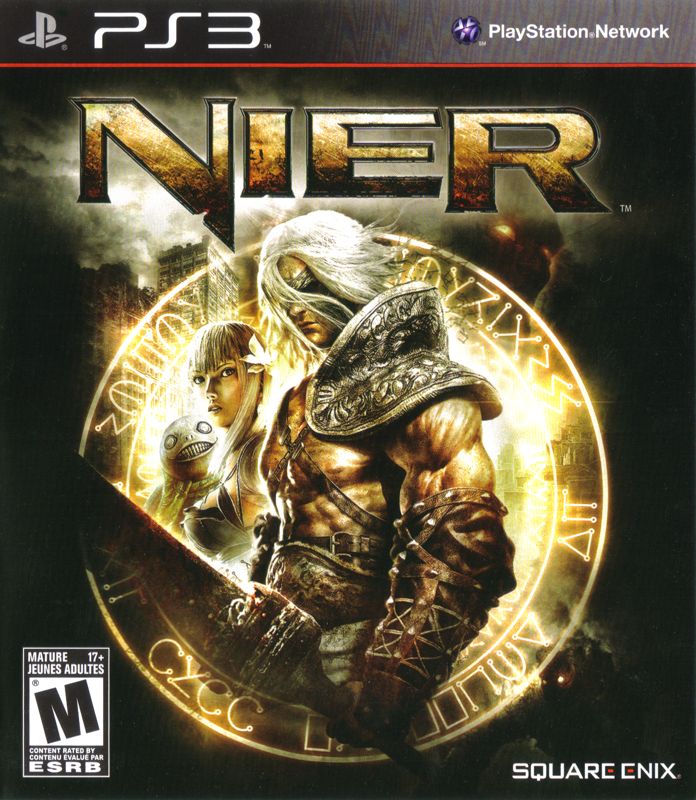 Nier Replicant box art for Playstation 3
