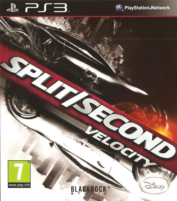 Split/Second box art for Playstation 3