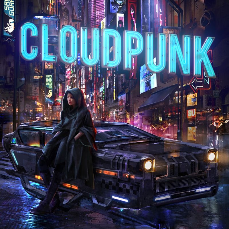 Cloudpunk box art for Playstation 4