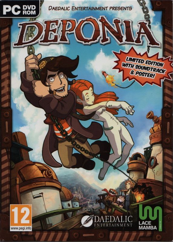 Deponia box art for Playstation 4