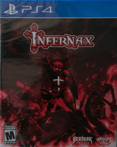 Infernax box art for Playstation 4