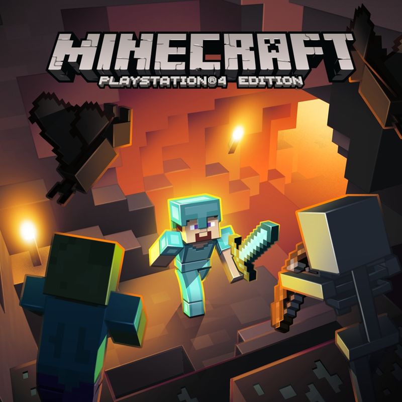 Minecraft box art for Playstation 4