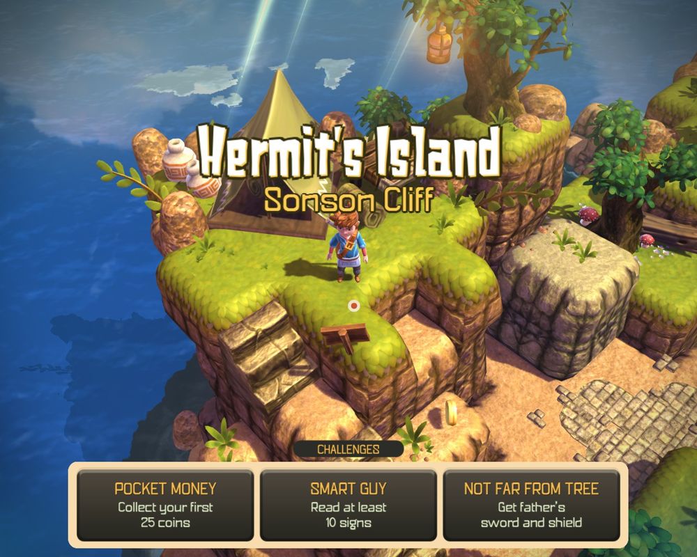Oceanhorn screenshot 2 for Playstation 4