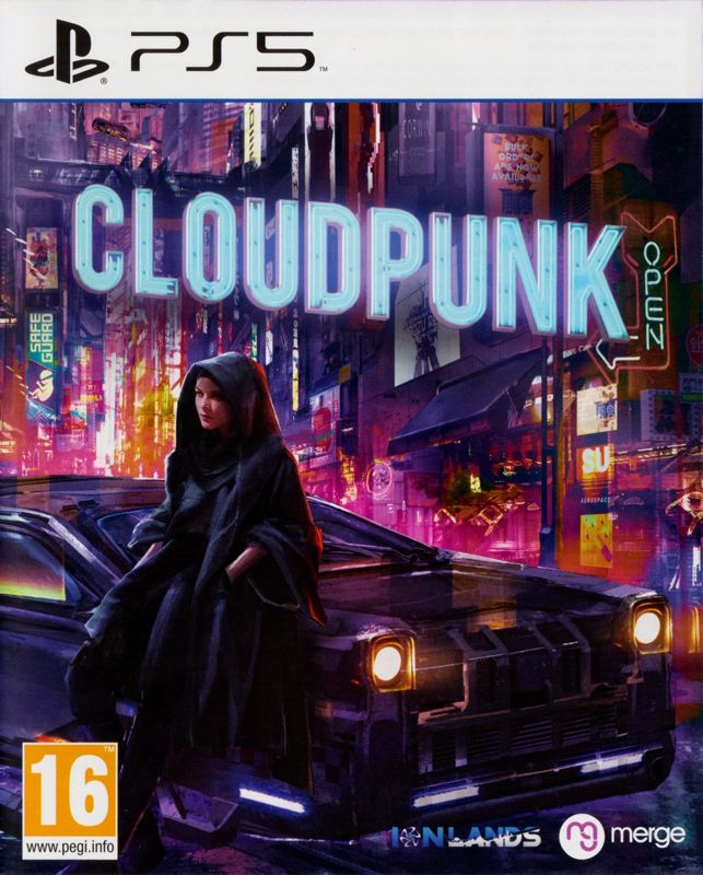 Cloudpunk box art for Playstation 5