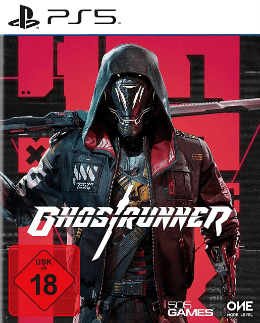 Ghostrunner box art for Playstation 5