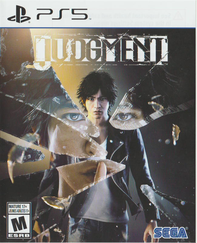 Judgment box art for Playstation 5