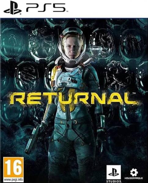 Returnal box art for Playstation 5