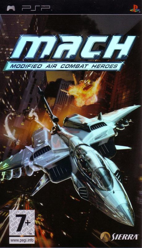 M.A.C.H. box art for PSP
