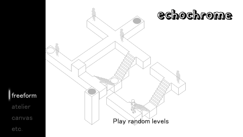 Echochrome screenshot 4 for PSP