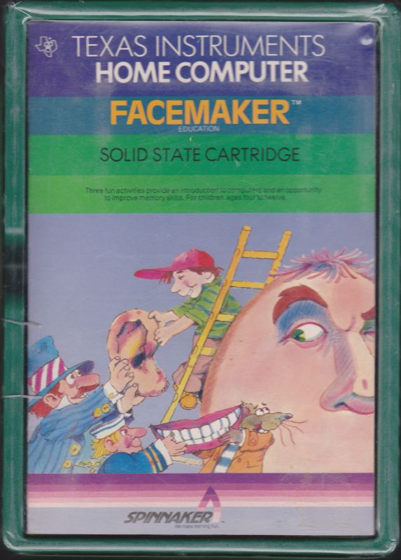 Facemaker box art for TI-99