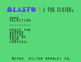 Blasto screenshot 3 for TI-99