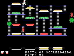 BurgerTime screenshot 4 for TI-99