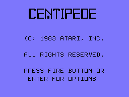 Centipede screenshot 2 for TI-99