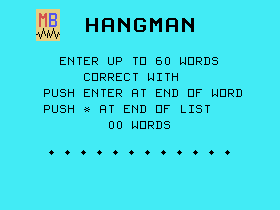 Hangman screenshot 4 for TI-99