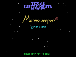 Moonsweeper screenshot 2 for TI-99