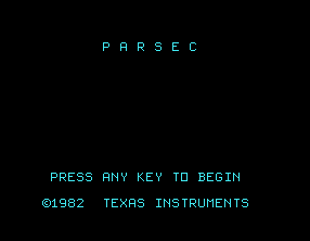 Parsec screenshot 3 for TI-99