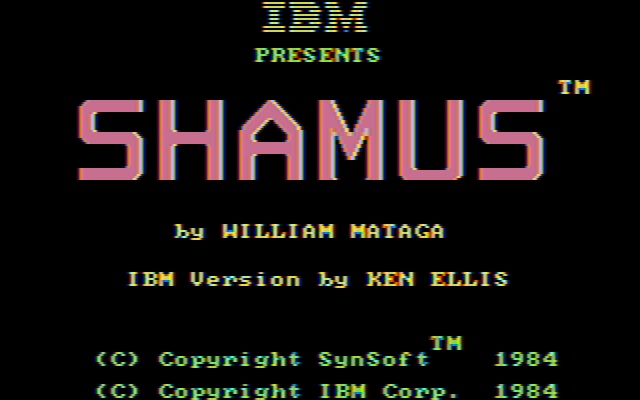 Shamus screenshot 4 for TI-99