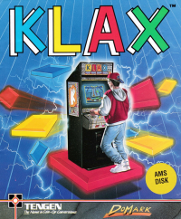 Klax PAL Amstrad GX4000 PAL box art