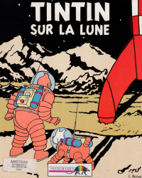 Tintin On The Moon PAL Amstrad GX4000 PAL box art