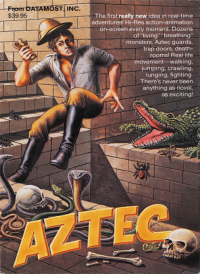 Aztec Apple II US box art
