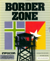 Border Zone Apple II  box art
