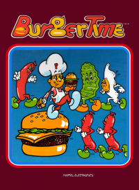 BurgerTime Apple II US box art