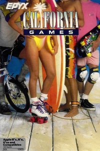 California Games Apple II  box art