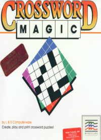 Crossword Magic Apple II  box art
