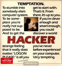 Hacker Apple II  box art