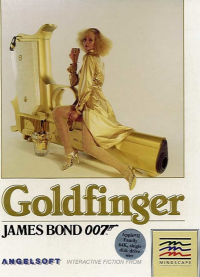 James Bond 007: Goldfinger Apple II  box art