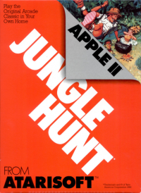 Jungle Hunt Apple II  box art