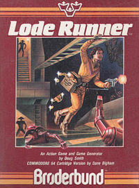 Lode Runner Apple II US box art