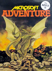 Microsoft Adventure Apple II  box art
