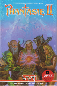 Phantasie II Apple II US box art