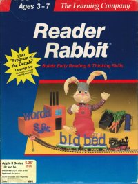 Reader Rabbit Apple II US box art