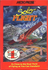 Solo Flight Apple II US box art
