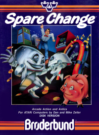 Spare Change Apple II  box art