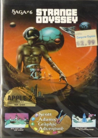 Strange Odyssey Apple II US box art