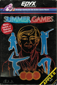 Summer Games Apple II US box art