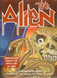 The Alien Apple II US box art