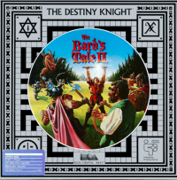 The Bard's Tale II: The Destiny Knight Apple II US box art