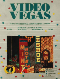 Video Vegas Apple II US box art