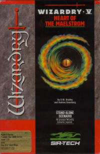 Wizardry V: Heart of the Maelstrom Apple II US box art