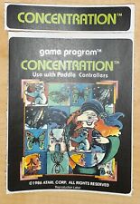 Concentration Atari 2600  box art